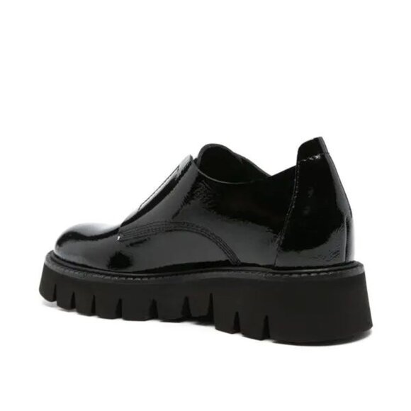 PEDRO GARCIA Silvia Platform Loafers Size 41 11 Black Patent Leather NEW - Picture 6 of 15